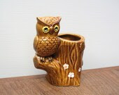 Vintage Owl Ceramic Vase Toothpick Holder - fifthseason Vintage Owl Ceramic Vase Toothpick Holder - fifthseason