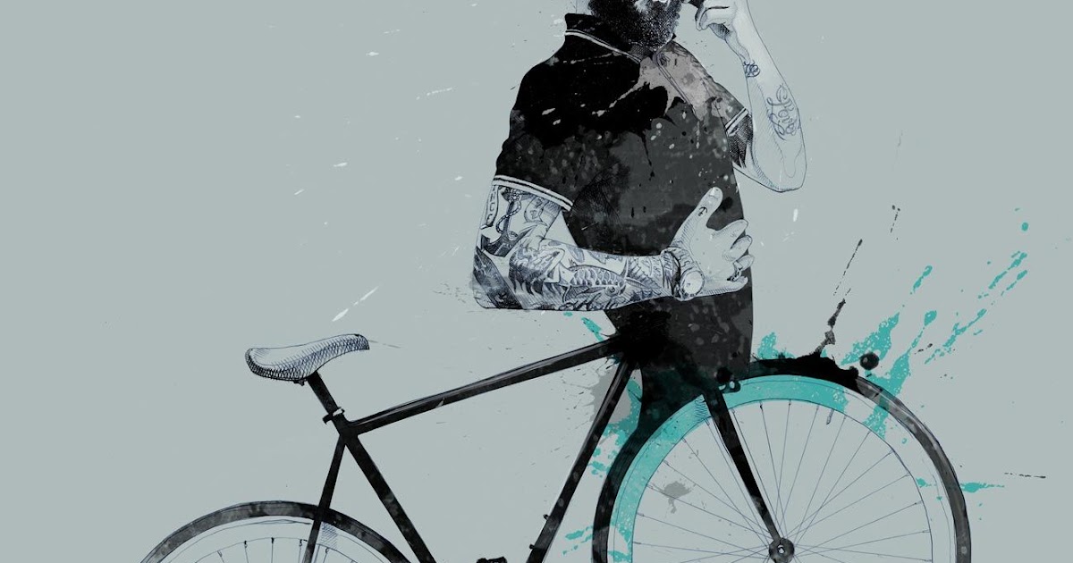 Fahrrad Malen Mit Mensch fahrradbic