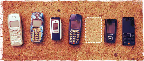 Nokia, Nokia, Samsung. Nokia, Samsung, Samsung, Sony.