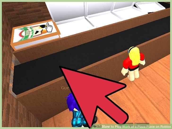 pizza roblox place play wikihow put