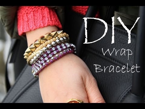 Smykke tips: DIY Make Wrap Bracelet / Stacked bracelets