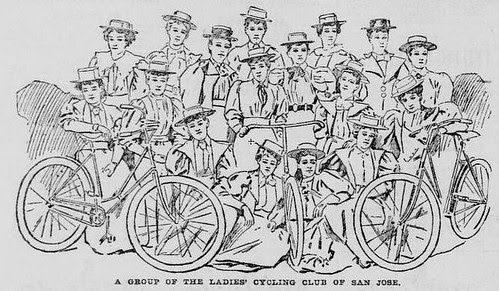 Ladies Cycling Club San Jose CA 1895