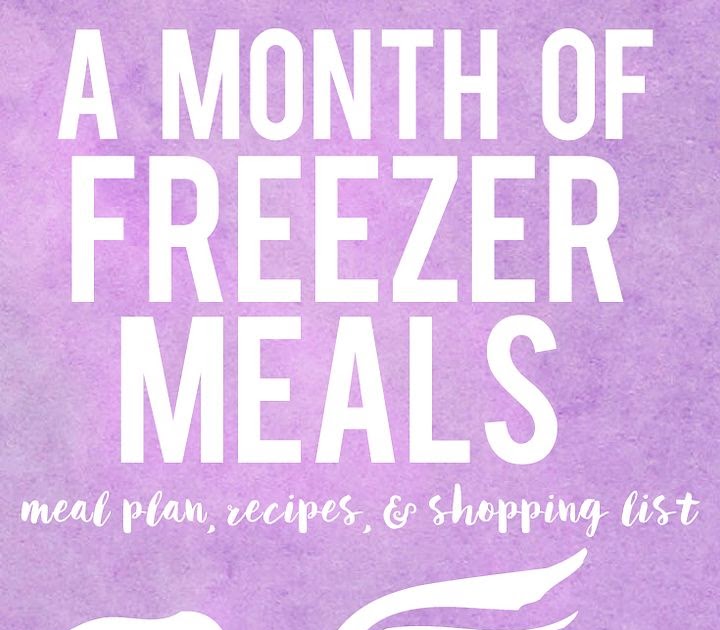 Come Fly With Us: A Month of Freezer Meals