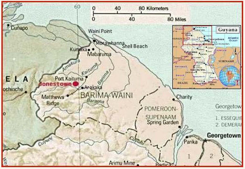 NBA STYLE: Map Of Guyana Showing Natural Resources