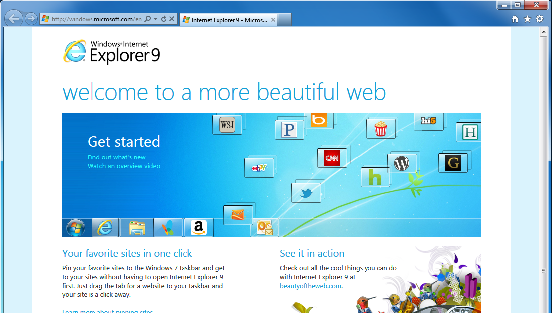 Internet Explorer 9 For Windows 7 Free Download