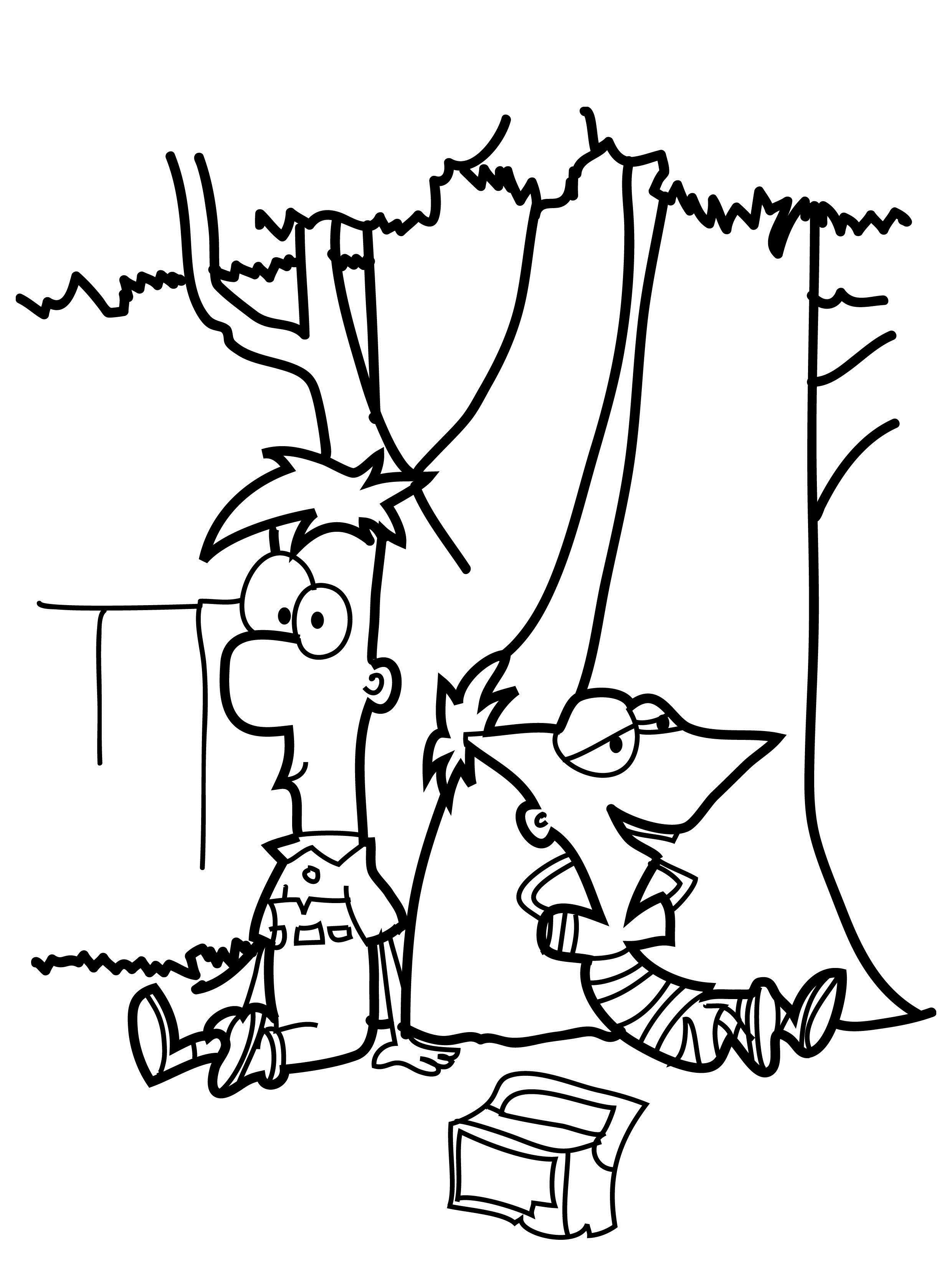 New Phineas and Ferb Coloring Pages to Print | Top Free Printable