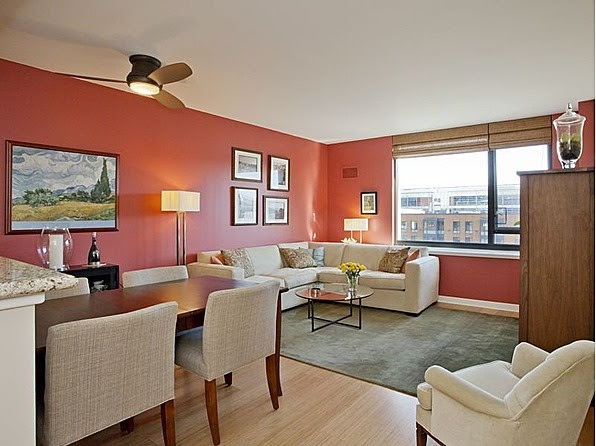 http://www.pinterest.com/pin/266767977897847891/ Dark salmon living room walls..this is my accent color in NJ, love, love it!