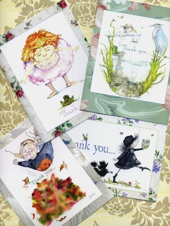 8 Thank you Cards