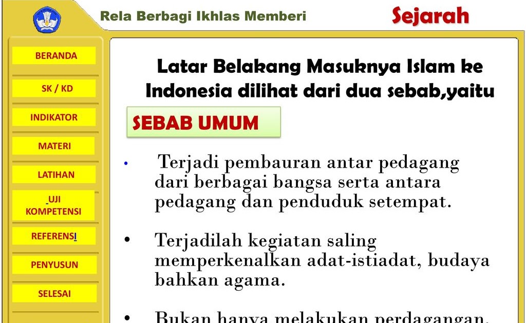 Masuknya Agama Islam Ke Indonesia Yaitu Melalui ...