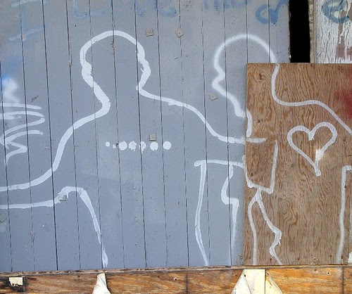 graffiti body outlines