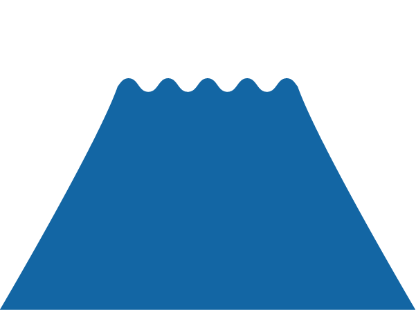 驚くばかり富士山 イラスト シンプル 美しい花の画像