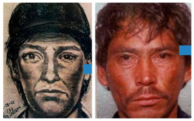 Police Sketches Compared to Actual Mugshots