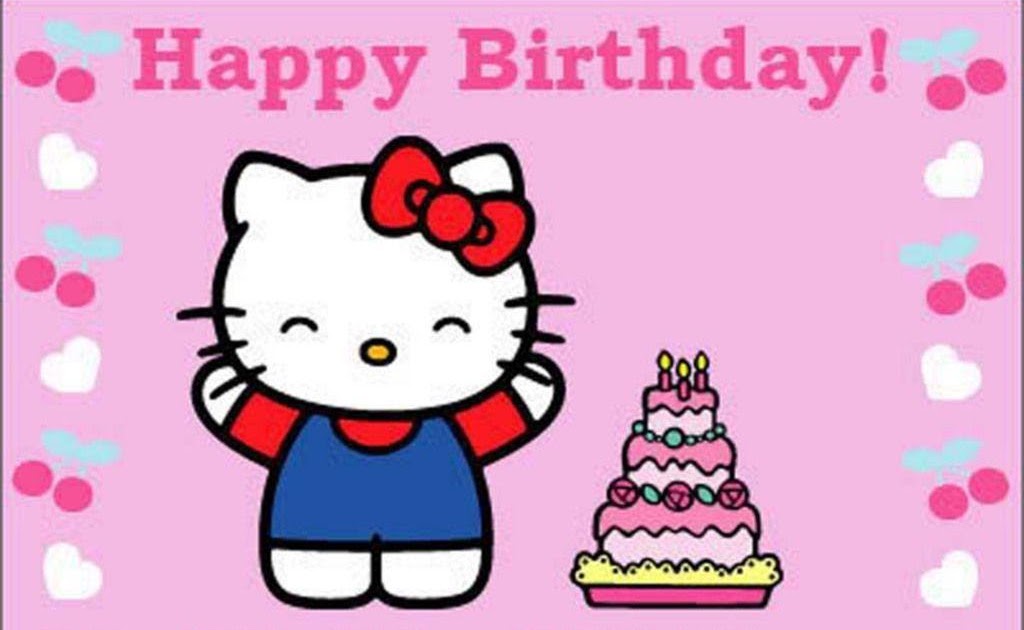 Tomorrow is birthday. Hello Kitty с днем рождения. С днём рождения Китти открытка. Открытки на др с Хеллоу Китти. Хелло Китти поздравление с др.