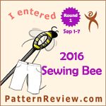 Sewing Bee 2016 - Round 1