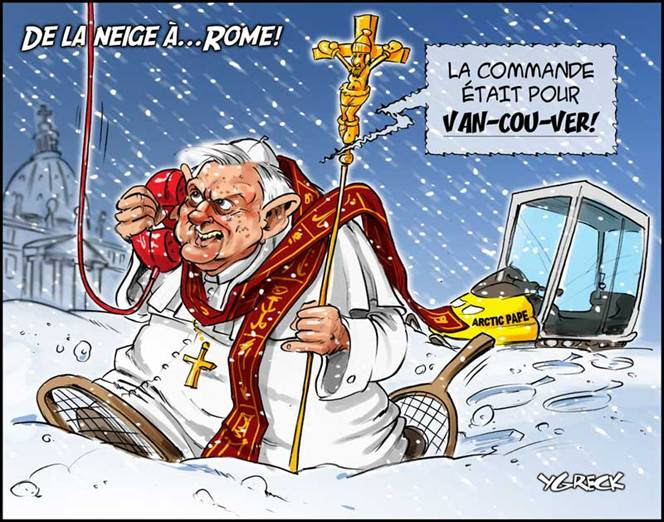 De la neige à Rome neige, rome