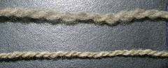 2-ply with less twist