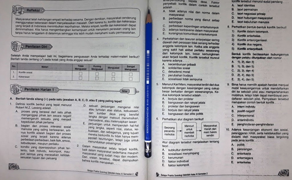 Kunci Jawaban Bab 2 Lks Sosiologi Kelas X Semester 2