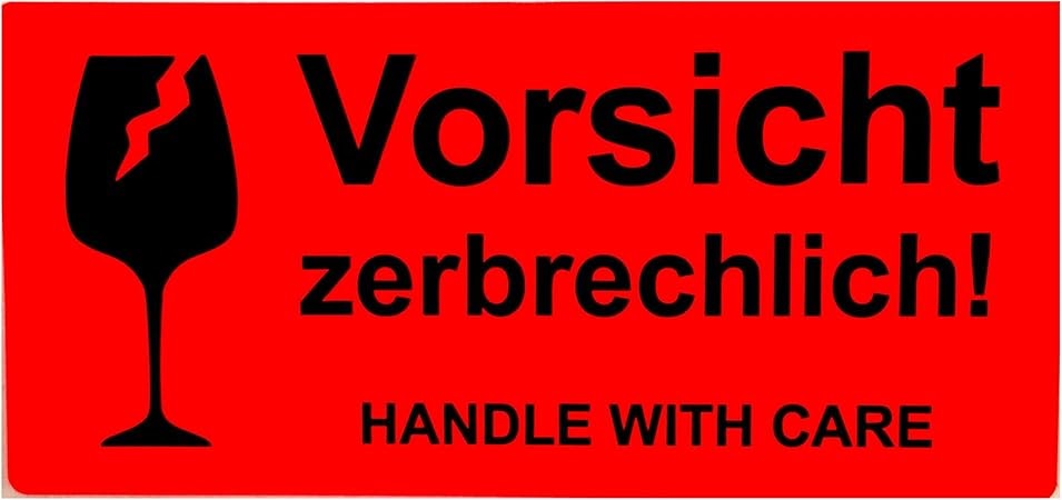 Aufkleber Vorsicht Zerbrechlich Kostenlos / Aufkleber Zerbrechlich