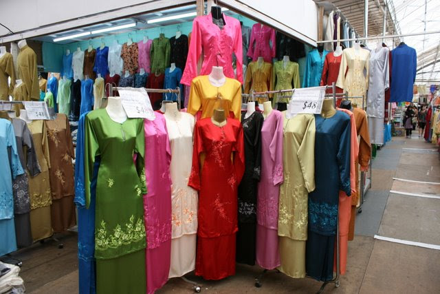 Brightly coloured outfits