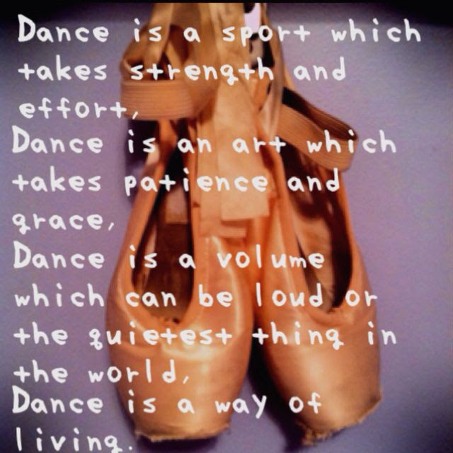 Dance quote :)it also makes you feel free out on that dance floor & it never matters who is watchin I would rather they come join me