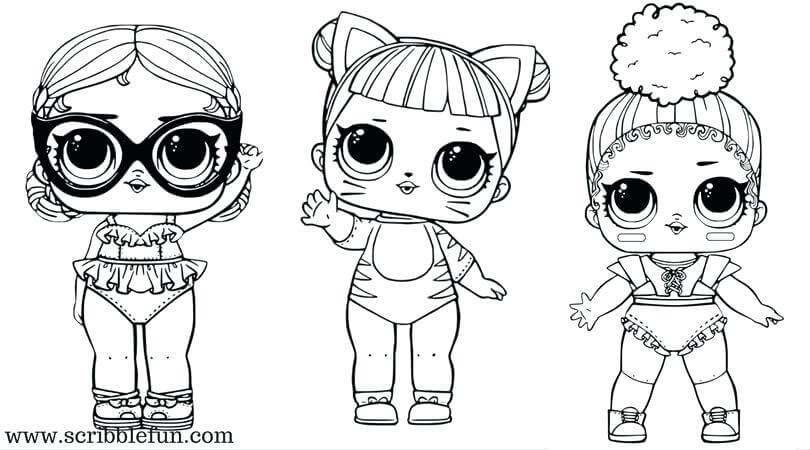 Juegos De Colorear Lol Gratis : LOL Surprise doll para colorear