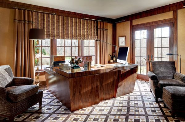 Model Home Interiors Office Luxury Design