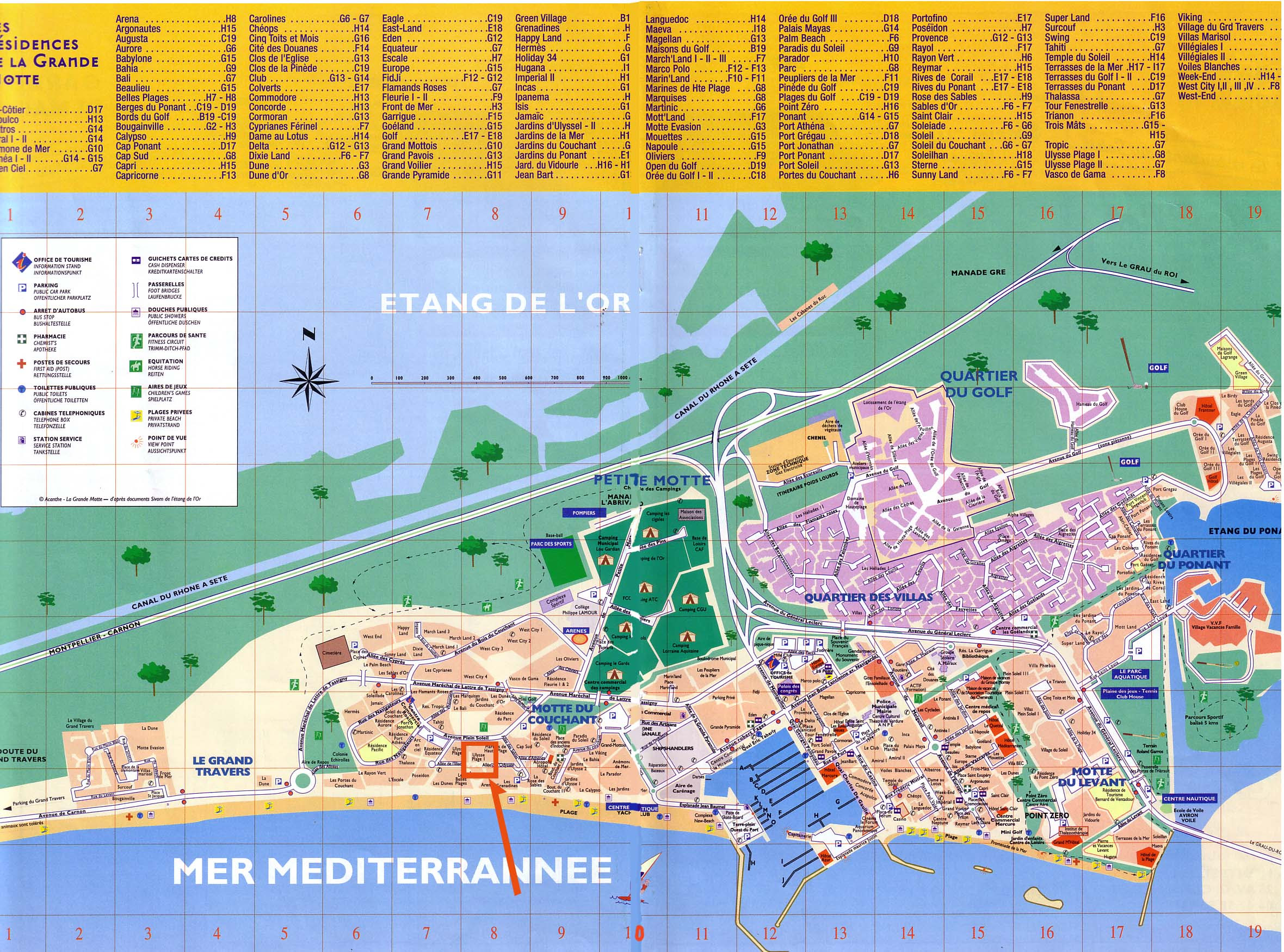 documents géo pour élèves: La Grande motte