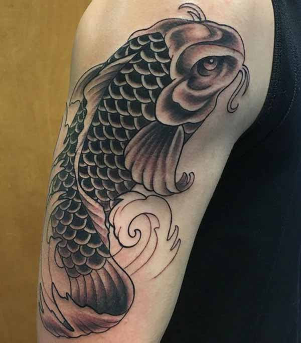 Gambar Tato Ikan Koi Di Kaki Koleksi Gambar HD