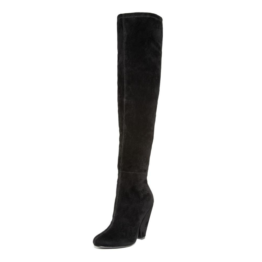 steve madden over knee boots suede