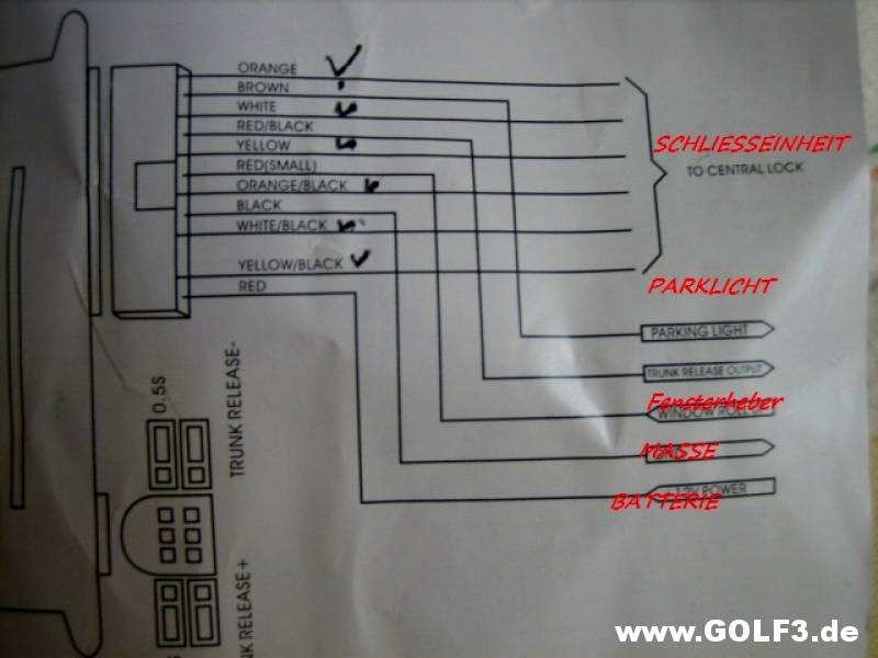 Schaltplan Blinker Golf 3