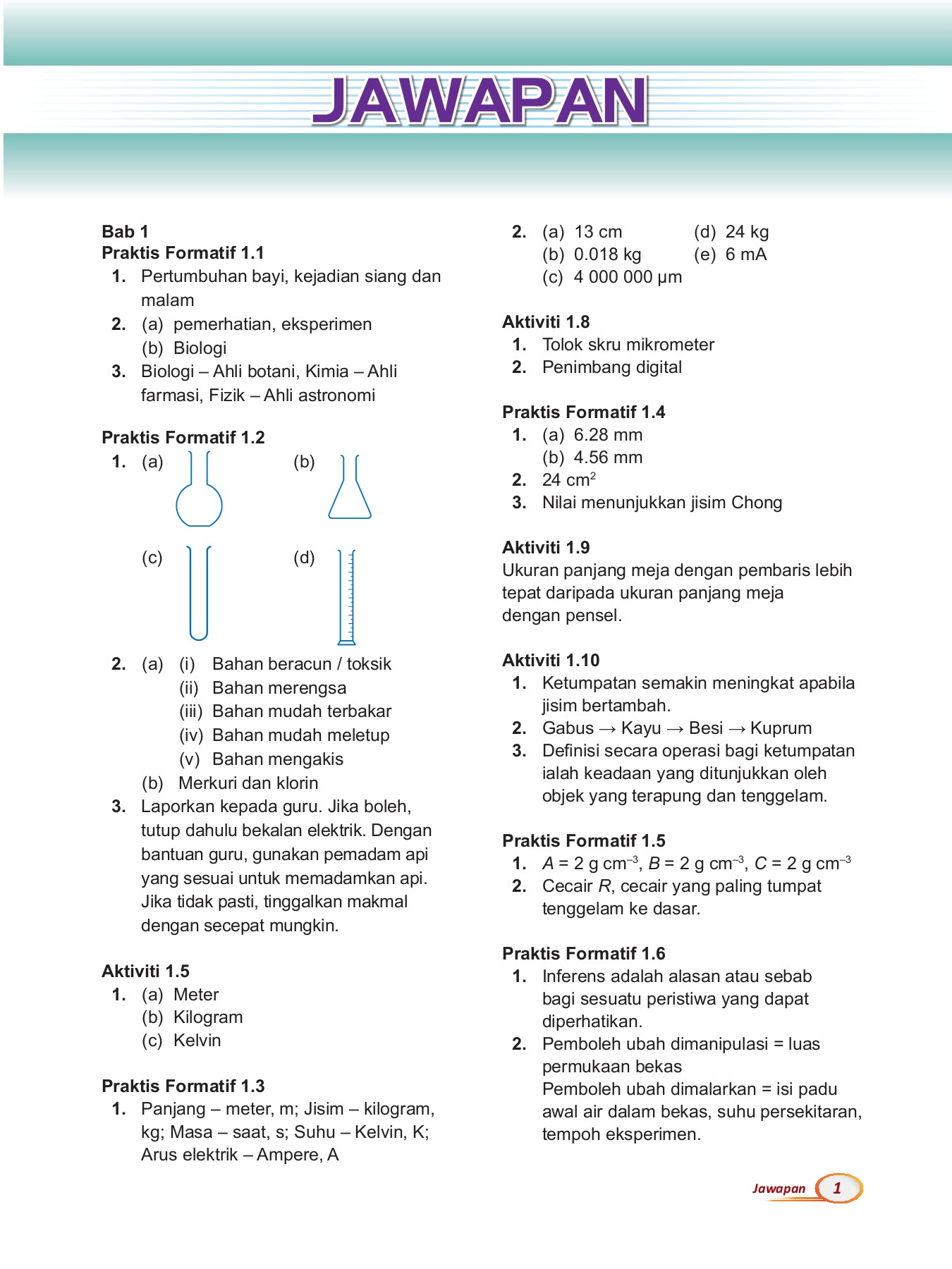 Buku Teks Geografi Tingkatan 1 Jawapan  Sekolah Kita