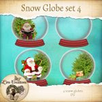Snow globes set 4 Snow globes set 4