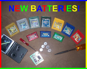 Gameboy GBC GBA Battery Repair Replacement Pokemon Emerald Gameboy GBC GBA Battery Repair Replacement Pokemon Emerald