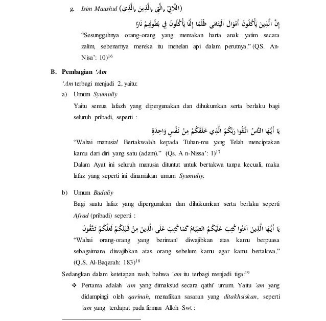 10 Contoh Isim Maushul Dalam Al Quran Deretan Contoh