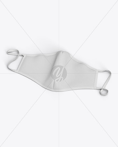Download Cloth Face Mask Mockup Yellowimages Mockups