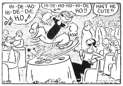 Wow, these Appleby's are really getting' wild! Popeye by E. C. Segar