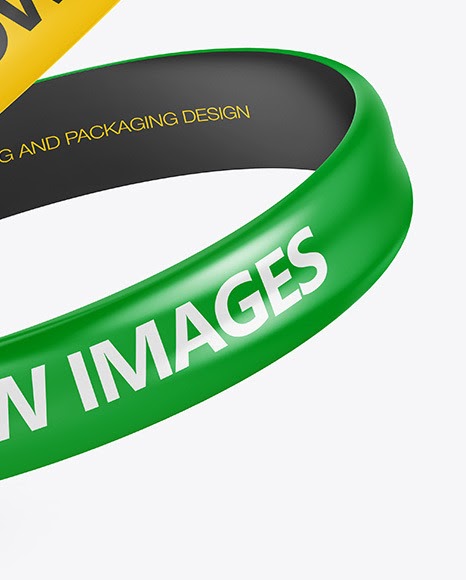 Download Two Glossy Silicone Wristbands Mockup - Download Two ...