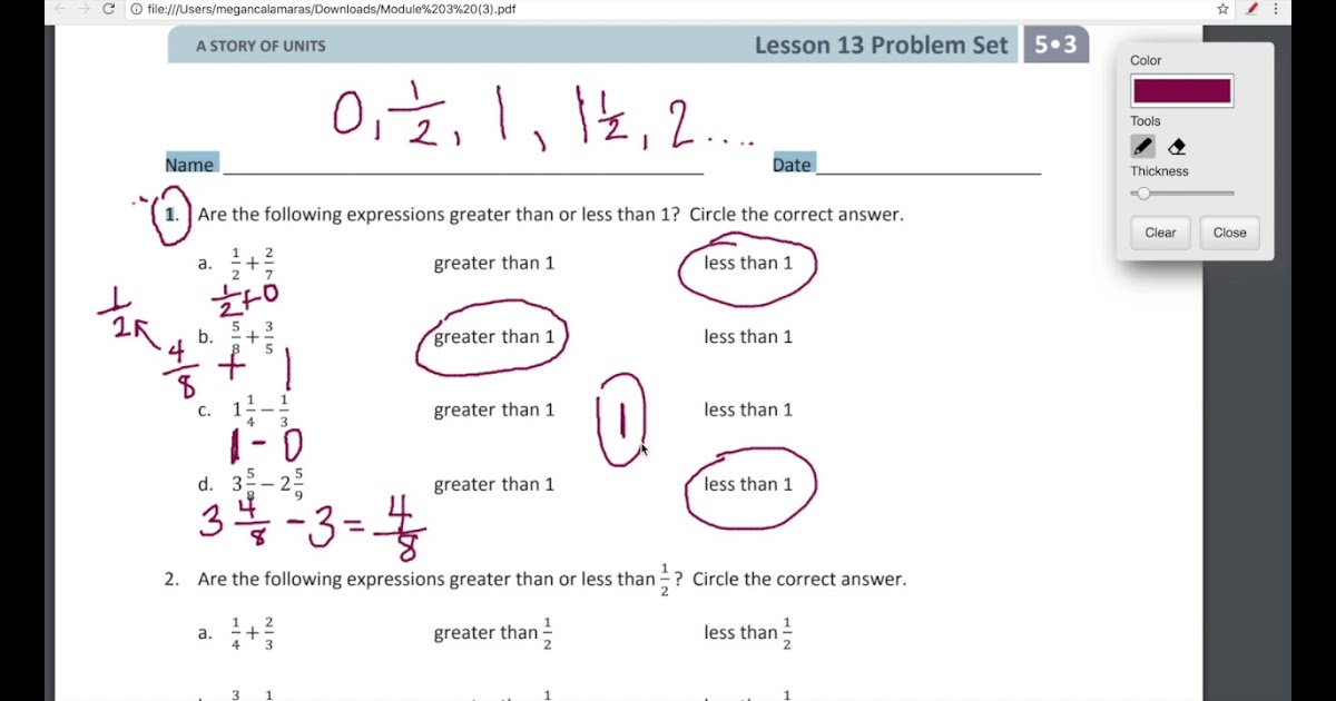 eureka math grade 1 lesson 38 homework answers