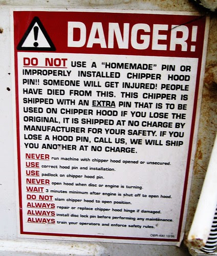 pin danger