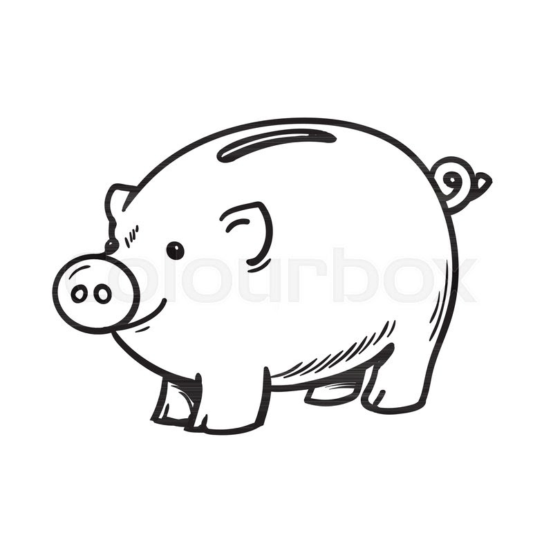 Piggy Money Box Stock Vector Art More Images Of Bank Istock - Earn