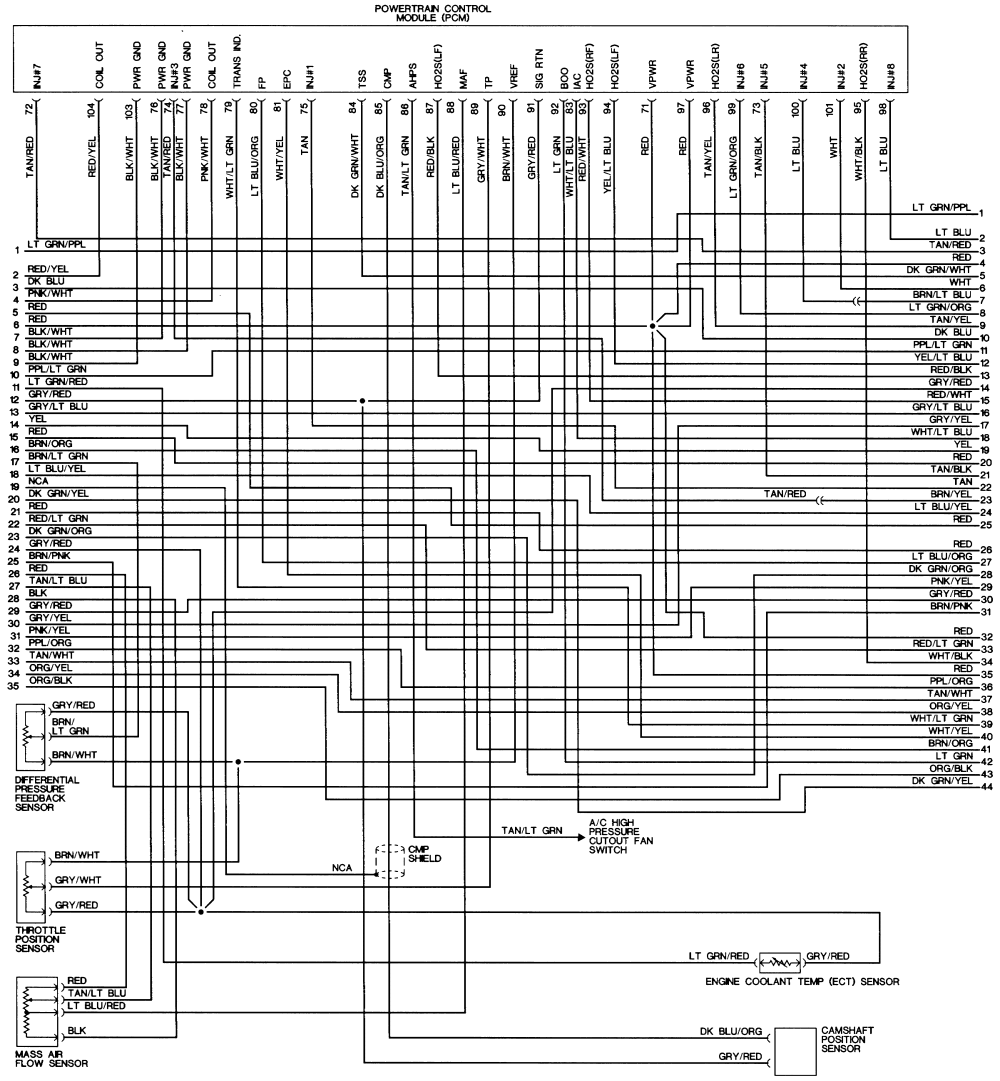 Wiring Manual PDF: 01 Mustang Wiring Diagram