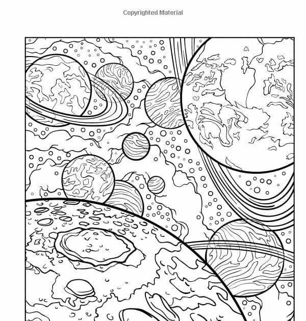 Aesthetic Coloring Pages Space  Space Aesthetic Drawing ...