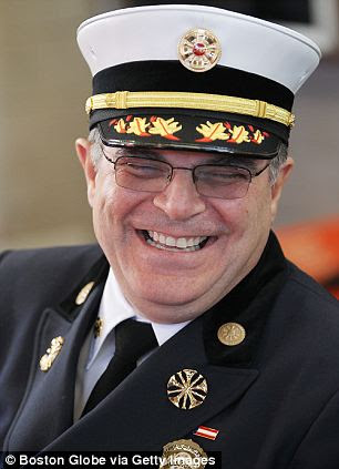'No confidence': 13 of Boston's 14 deputy fire chiefs co-signed a letter blasting their boss Steve Abraira (pictured) saying that he showed no leadership at the Boston Marathon bombing