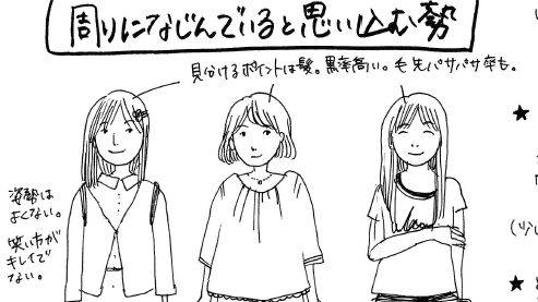 髪型 大学生 女