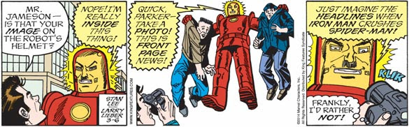 He arrested J. Jonah Jameson Junior!