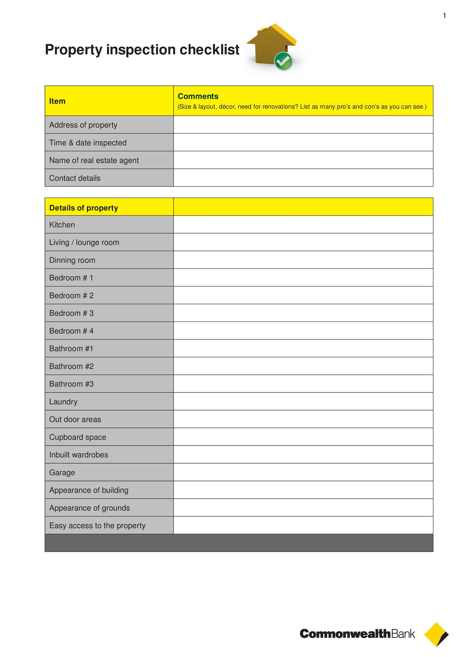 Diy Home Inspection Checklist All About Home