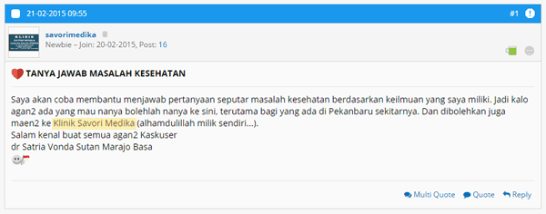 Tanya jawab kesehatan