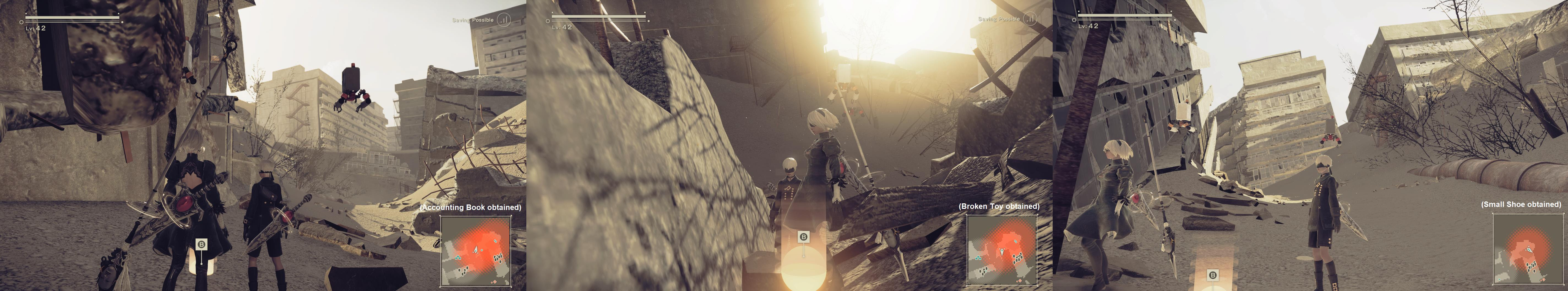 Nier Automata The Wandering Couple Walkthrough - At the end of the