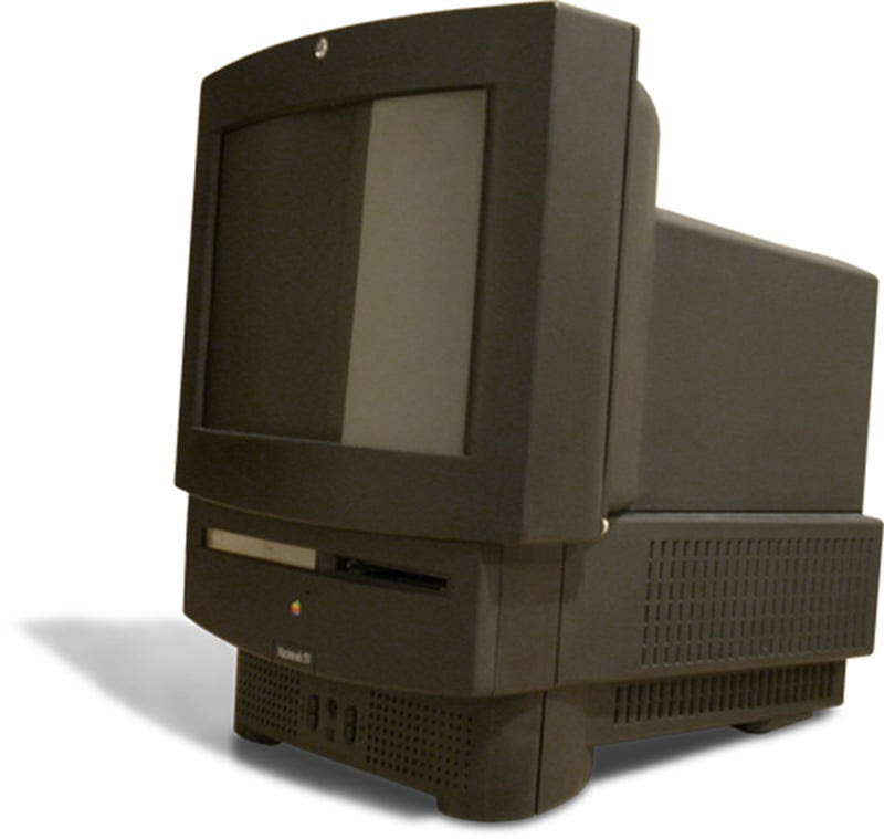 Before the Apple TV was even a twinkle in Steve Jobs' eye, Apple released the Macintosh TV in 1993. It was incapable of displaying TV on the desktop and sold only 10,000 units. 