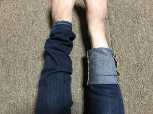 人気のファッショントレンド 綺麗なデニム セルフ カット
